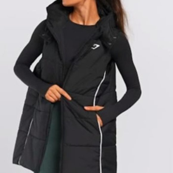 OVERSIZED LONGLINE GILET VEST - Picture 2 of 4